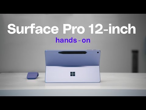 Surface Pro 12 hands-on: Microsoft&#039;s smaller, redesigned tablet